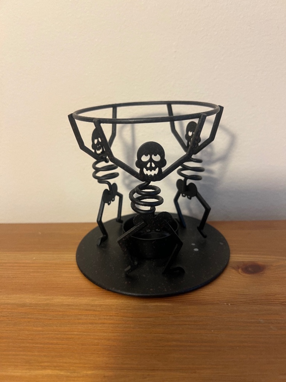 Partylite Skeleton Candle Holder